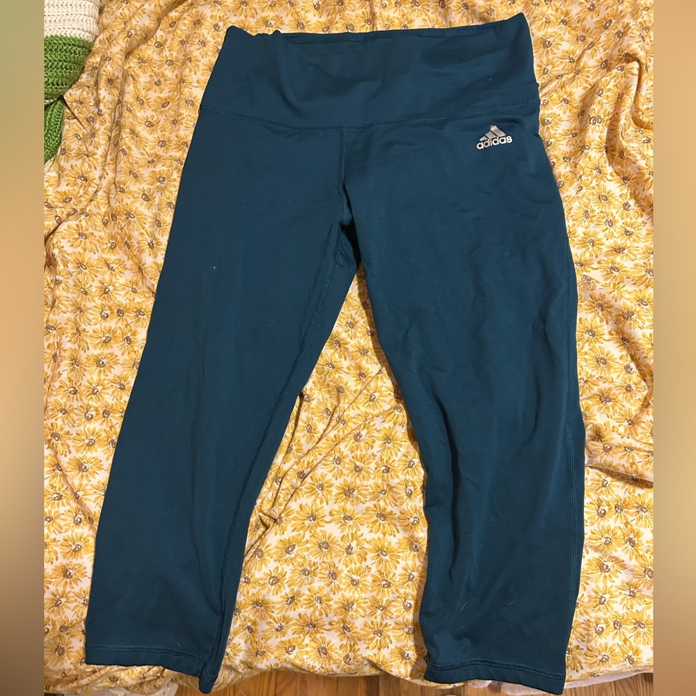 Cropped Dark Teal Leggings